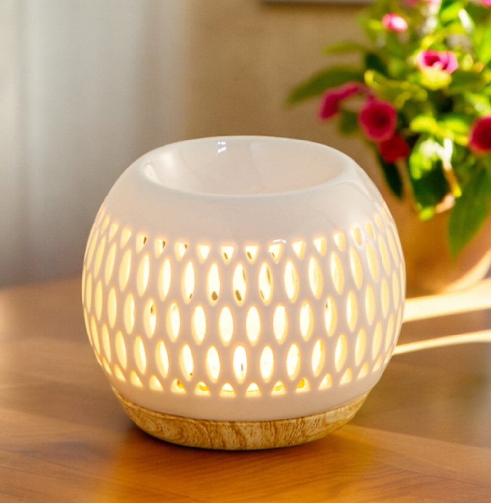 Brûle-parfum, bruleur, bruleur a cire, fondant parfumé, coupelle pour fondant, céramique, décoration d'intérieur, idée cadeau, parfum, brule à huile essentielle, lumière, cire parfumée, fondant, parfum d'intérieur